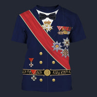 Modetrail Hungary Miklos Horthy T-shirt Costume, History Costume S-5XL US Size, Gift For Him