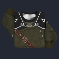 Modetrail Hylian Set Black Champion_s Tunic Sweater Costume, The Legend of Zelda Costume S-5XL US Size, Gift For Him