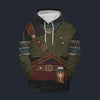 Modetrail Hylian Set Black Tracksuit Costume Hoodie Sweatshirt T-Shirt Sweatpants, The Legend of Zelda Costume S-5XL US Size