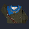 Modetrail Hylian Set Blue Tracksuit Costume Hoodie Sweatshirt T-Shirt Sweatpants, The Legend of Zelda Costume S-5XL US Size