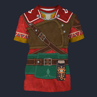 Modetrail Hylian Set Champion_s Tunic T-shirt Costume, The Legend of Zelda Costume S-5XL US Size, Gift For Him