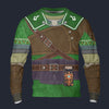 Modetrail Hylian Set Green Champion_s Tunic Tracksuit Costume Hoodie Sweatshirt T-Shirt Sweatpants, The Legend of Zelda Costume S-5XL US Size