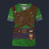 Modetrail Hylian Set Green T-shirt Costume, The Legend of Zelda Costume S-5XL US Size, Gift For Him