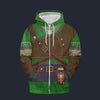 Modetrail Hylian Set Green Tracksuit Costume Hoodie Sweatshirt T-Shirt Sweatpants, The Legend of Zelda Costume S-5XL US Size