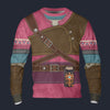 Modetrail Hylian Set Pink Tracksuit Costume Hoodie Sweatshirt T-Shirt Sweatpants, The Legend of Zelda Costume S-5XL US Size