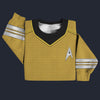 Modetrail Star Trek Into Darkness Gold Engineering Officers Tracksuit Costume Hoodie Sweatshirt T-Shirt Sweatpants, S-5XL US Size