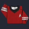 Modetrail Star Trek Into Darkness Red Command Officers Tracksuit Costume Hoodie Sweatshirt T-Shirt Sweatpants, S-5XL US Size