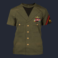 Modetrail Italia Benito Mussolini Version 3 T-shirt Costume, History Costume S-5XL US Size, Gift For Him
