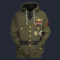 Modetrail Italia Benito Mussolini Zip Hoodie Costume, History Costume S-5XL US Size, Gift For Him