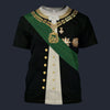 Modetrail Italia Camillo Benso T-shirt Costume, History Costume S-5XL US Size, Gift For Him
