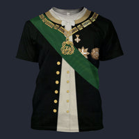 Modetrail Italia Camillo Benso T-shirt Costume, History Costume S-5XL US Size, Gift For Him