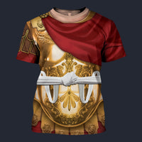 Modetrail Italia Emperor Caesar Augustus T-shirt Costume, History Costume S-5XL US Size, Gift For Him