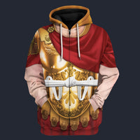 Modetrail Italia Emperor Caesar Augustus Zip Hoodie Costume, History Costume S-5XL US Size, Gift For Him