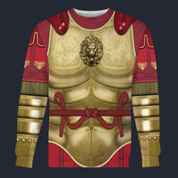 Modetrail Italia Julius Caesar Armor Sweater Costume, History Costume S-5XL US Size, Gift For Him