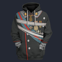 Modetrail Italia King Umberto Hoodie Costume, History Costume S-5XL US Size, Gift For Him