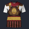 Modetrail Italia Roman Warrior Armor T-shirt Costume, History Costume S-5XL US Size, Gift For Him