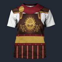 Modetrail Italia Roman Warrior Armor T-shirt Costume, History Costume S-5XL US Size, Gift For Him
