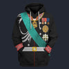 Modetrail Italia Victor Emmanuel II Fleece Hoodie Costume, History Costume S-5XL US Size, Gift For Him