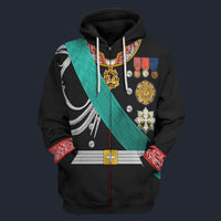 Modetrail Italia Victor Emmanuel II Zip Hoodie Costume, History Costume S-5XL US Size, Gift For Him