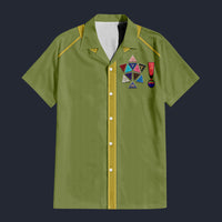 Modetrail James T. Kirk Starfleet Dress Uniform Hawaiian Shirt Costume, Star Trek Costume S-5XL US Size, Unisex Button Down Shirt