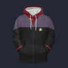 Modetrail Jean-luc Picard Fleece Hoodie Costume, Star Trek Costume S-5XL US Size, Gift For Him