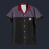 Modetrail Jean-luc Picard Hawaiian Shirt Costume, Star Trek Costume S-5XL US Size, Unisex Button Down Shirt