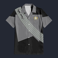 Modetrail Klingon Warrior Wolf Gray Hawaiian Shirt Costume, Star Trek Costume S-5XL US Size, Unisex Button Down Shirt