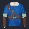 Modetrail Knights of Skyloft Blue Tracksuit Costume Hoodie Sweatshirt T-Shirt Sweatpants, The Legend of Zelda Costume S-5XL US Size