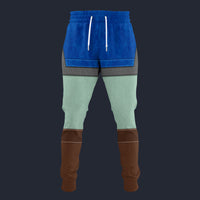 Modetrail Knights of Skyloft Blue Shield Sweatpants Costume, The Legend of Zelda Costume S-5XL US Size, Gift For Him