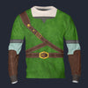 Modetrail Knights of Skyloft Green Tracksuit Costume Hoodie Sweatshirt T-Shirt Sweatpants, The Legend of Zelda Costume S-5XL US Size