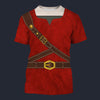 Modetrail Knights of Skyloft Red Shield T-shirt Costume, The Legend of Zelda Costume S-5XL US Size, Gift For Him