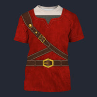 Modetrail Knights of Skyloft Red Tracksuit Costume Hoodie Sweatshirt T-Shirt Sweatpants, The Legend of Zelda Costume S-5XL US Size