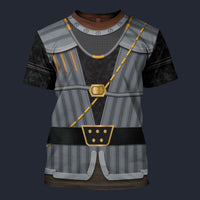 Modetrail Kurn Klingon Warrior T-shirt Costume, Star Wars Costume S-5XL US Size, Gift For Him