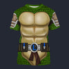 Modetrail Leonardo TMNT Fortnite T-shirt Costume, S-5XL US Size, Gift For Him