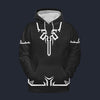 Modetrail Link Breath of the Wild Champion Tunic Black Tracksuit Costume Hoodie Sweatshirt T-Shirt Sweatpants, The Legend of Zelda Costume S-5XL US Size