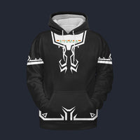 Modetrail Link Breath of the Wild Champion Tunic Black Version 2 Fleece Hoodie Costume, The Legend of Zelda Costume S-5XL US Size, Gift For Him