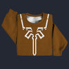 Modetrail Link Breath of the Wild Champion Tunic Brown Tracksuit Costume Hoodie Sweatshirt T-Shirt Sweatpants, The Legend of Zelda Costume S-5XL US Size