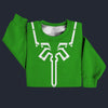 Modetrail Link Breath of the Wild Champion Tunic Green Ver 2 Tracksuit Costume Hoodie Sweatshirt T-Shirt Sweatpants, The Legend of Zelda Costume S-5XL US Size