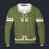 Modetrail Link Breath of the Wild Champion Tunic Green Version 2 Tracksuit Costume Hoodie Sweatshirt T-Shirt Sweatpants, The Legend of Zelda Costume S-5XL US Size