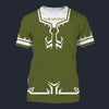 Modetrail Link Breath of the Wild Champion Tunic Green Version 2 T-shirt Costume, The Legend of Zelda Costume S-5XL US Size, Gift For Him