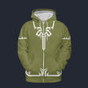 Modetrail Link Breath of the Wild Champion Tunic Green Tracksuit Costume Hoodie Sweatshirt T-Shirt Sweatpants, The Legend of Zelda Costume S-5XL US Size