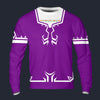 Modetrail Link Breath of the Wild Champion Tunic Purple Version 2 Tracksuit Costume Hoodie Sweatshirt T-Shirt Sweatpants, The Legend of Zelda Costume S-5XL US Size