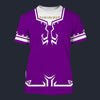 Modetrail Link Breath of the Wild Champion Tunic Purple Version 2 T-shirt Costume, The Legend of Zelda Costume S-5XL US Size, Gift For Him