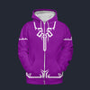 Modetrail Link Breath of the Wild Champion Tunic Purple Tracksuit Costume Hoodie Sweatshirt T-Shirt Sweatpants, The Legend of Zelda Costume S-5XL US Size