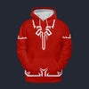 Modetrail Link Breath of the Wild Champion Tunic Red Tracksuit Costume Hoodie Sweatshirt T-Shirt Sweatpants, The Legend of Zelda Costume S-5XL US Size