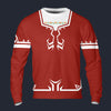 Modetrail Link Breath of the Wild Champion Tunic Red Version 2 Tracksuit Costume Hoodie Sweatshirt T-Shirt Sweatpants, The Legend of Zelda Costume S-5XL US Size