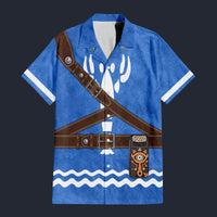 Modetrail Link Island Lobster Breath of the Wild Hawaiian Shirt Costume, The Legend of Zelda Costume S-5XL US Size, Unisex Button Down Shirt