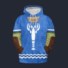 Modetrail Link Island Lobster Breath of the Wild Plain Version Hoodie Costume, The Legend of Zelda Costume S-5XL US Size, Gift For Him