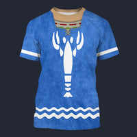 Modetrail Link Island Lobster Breath of the Wild Plain Version T-shirt Costume, The Legend of Zelda Costume S-5XL US Size, Gift For Him