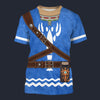 Modetrail Link Island Lobster Breath of the Wild T-shirt Costume, The Legend of Zelda Costume S-5XL US Size, Gift For Him